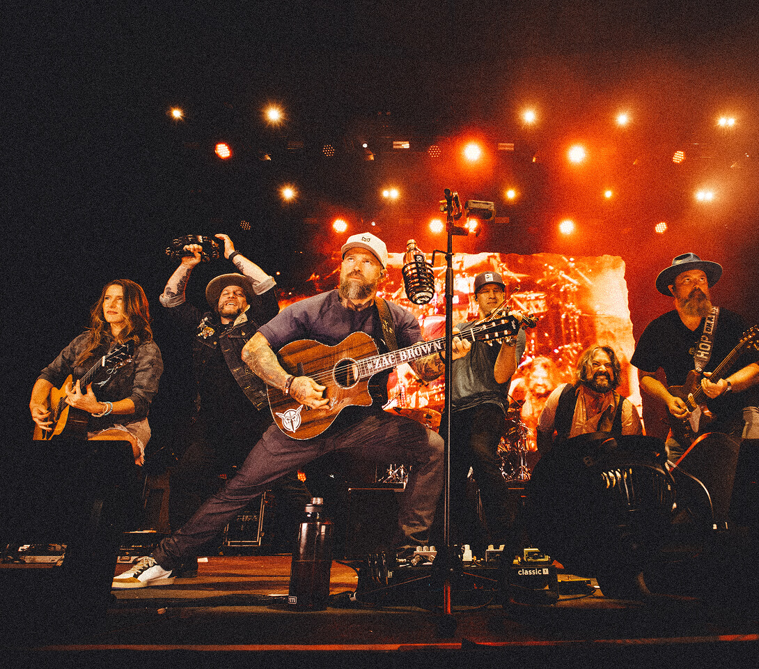 Multi-platinum and Grammy Award–winning Zac Brown Band performing onstage.